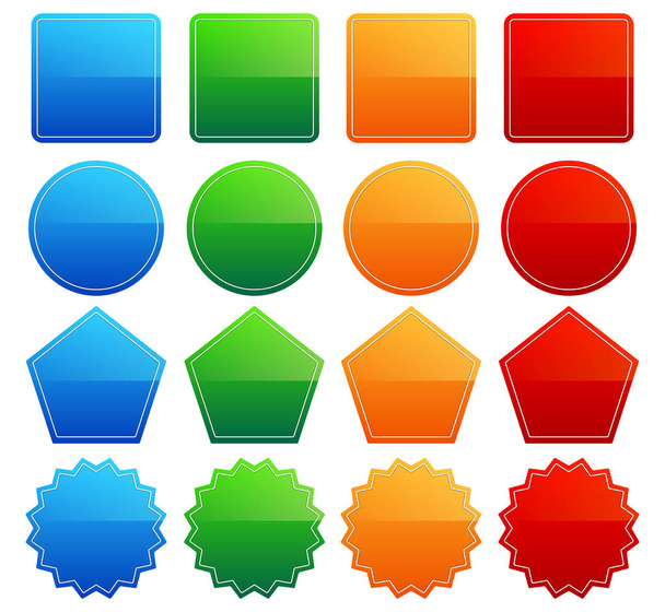 Variety of colorful shapes - Photo, Image