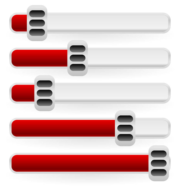 Simple knobs, adjusters on white  - Фото, зображення