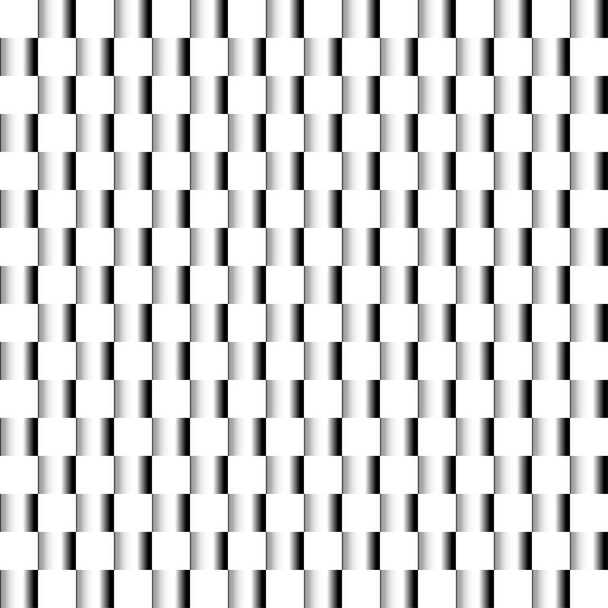 正方形は、幾何学的なパターンを抽象化します。グレースケール、シームレスに繰り返し - 写真・画像