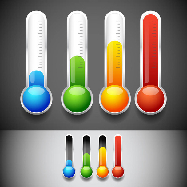 group of Thermometer templates - Photo, Image