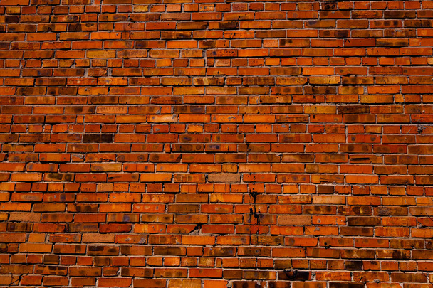 Starý cihlový zdi textury pozadí. Grunge červené zdi. Výstřední široké Brickwall. Grunge Red Stonewall pozadí.  - Fotografie, Obrázek