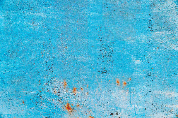 Texture of the blue painted wall - Zdjęcie, obraz