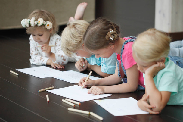 Children drawing - Фото, изображение
