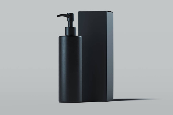 Cosmetic dispenser for cream, gel, lotion. Beauty product package. 3d rendering. - Valokuva, kuva