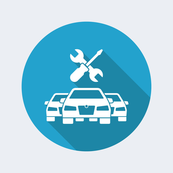 icono de símbolo de asistencia de coche
 - Vector, imagen