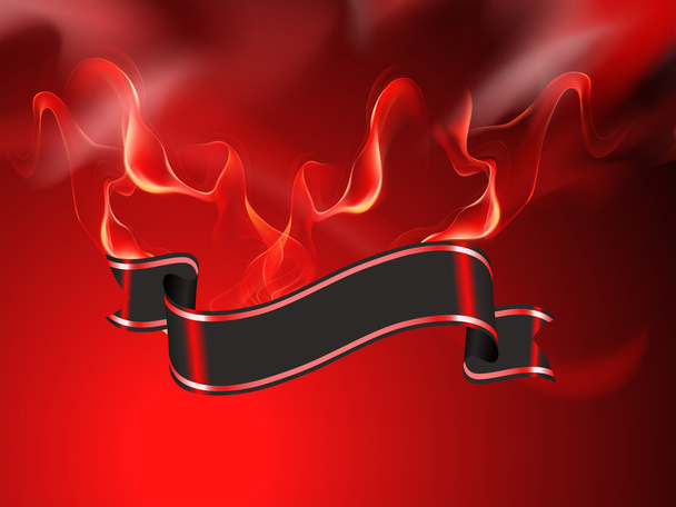 burning banner - Фото, изображение