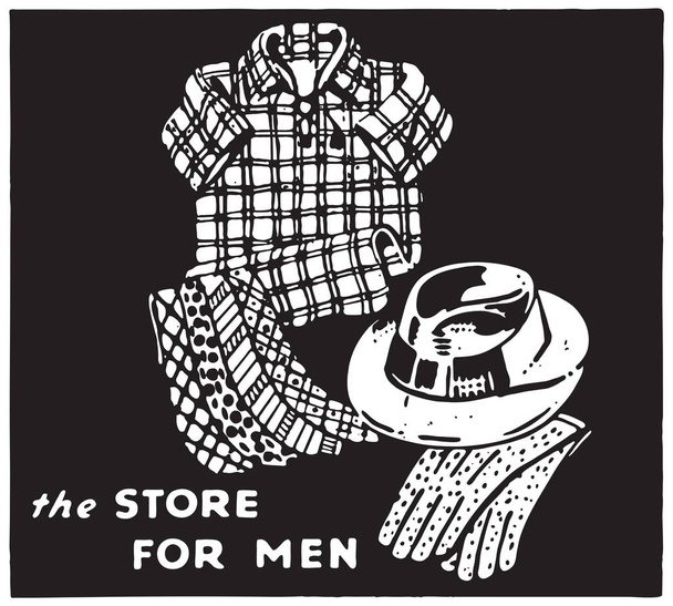 La tienda para hombres 4
 - Vector, imagen