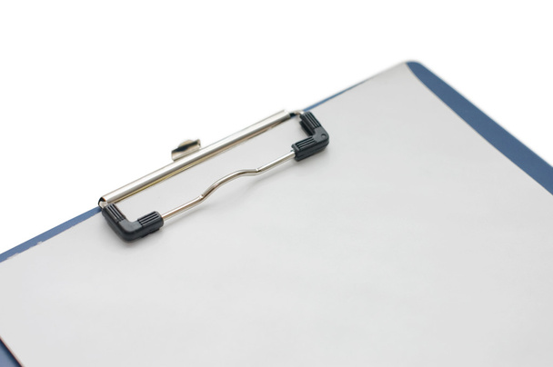 Clipboard with blank sheet isolated on white - 写真・画像