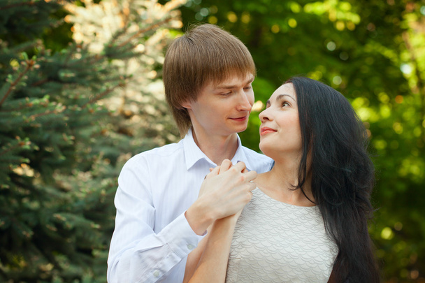 Beautiful young couple in love - Фото, изображение
