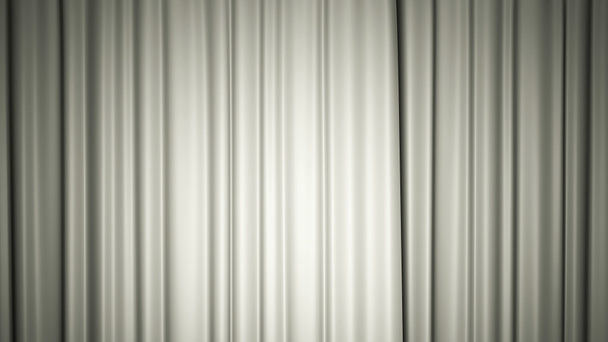 Rideau de soie blanc sur scène. Illustration 3D
 - Photo, image