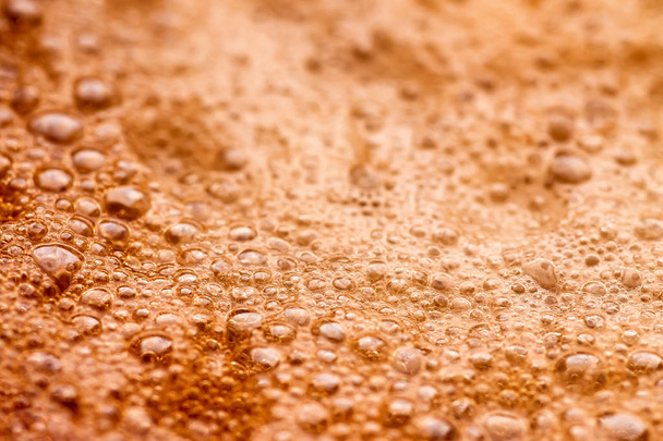 macro photo of close-up coffee espresso foam - Photo, Image