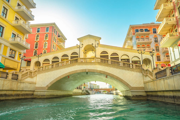 Βενετία γέφυρα Ντόχα - Φωτογραφία, εικόνα
