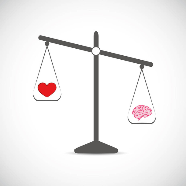 cuore e cervello in equilibrio in equilibrio
 - Vettoriali, immagini