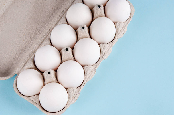 raw chicken eggs - Foto, Imagem
