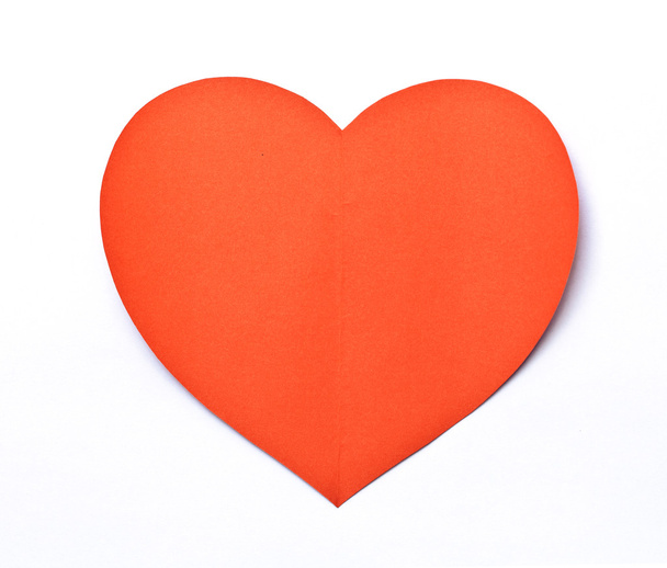 Red Heart paper - Φωτογραφία, εικόνα
