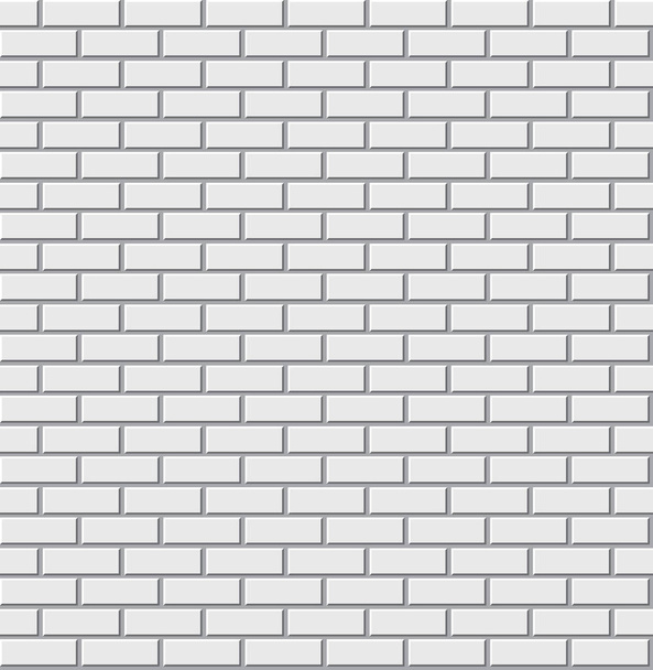 текстура стены из белого кирпича - Вектор,изображение