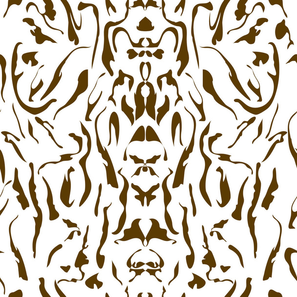 Abstract seamless pattern illustration of warped stripes texture. - Vektor, obrázek