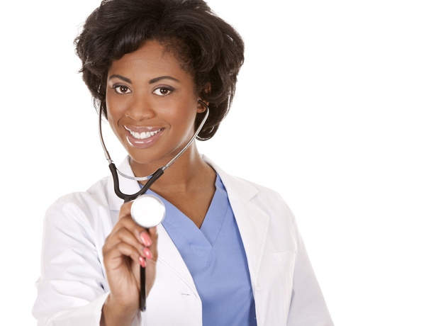 doctor using stethoscope - Фото, изображение