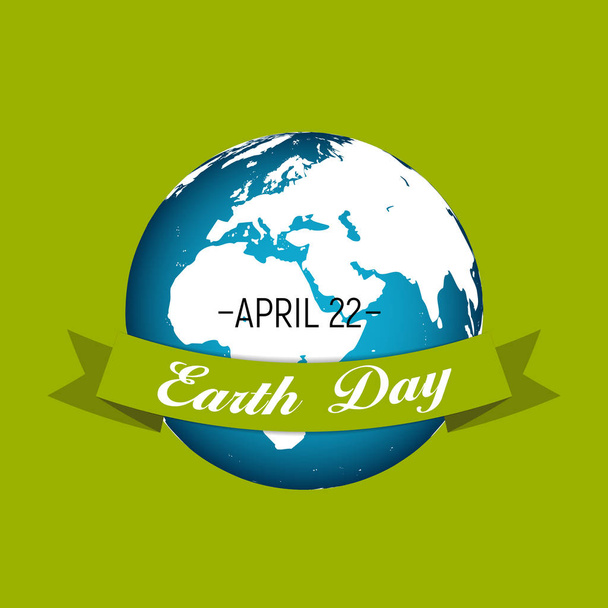 22 de abril, Dia da Terra ilustração vetorial de fundo
 - Vetor, Imagem