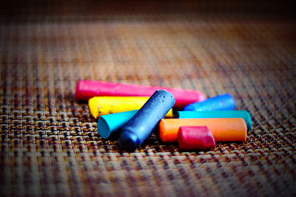 Lápices de colores grasos
 - Foto, Imagen