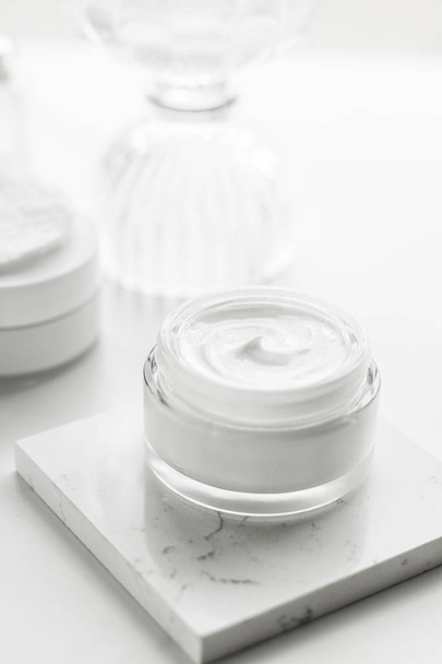 Luxury skincare cosmetics in a bathroom - Zdjęcie, obraz
