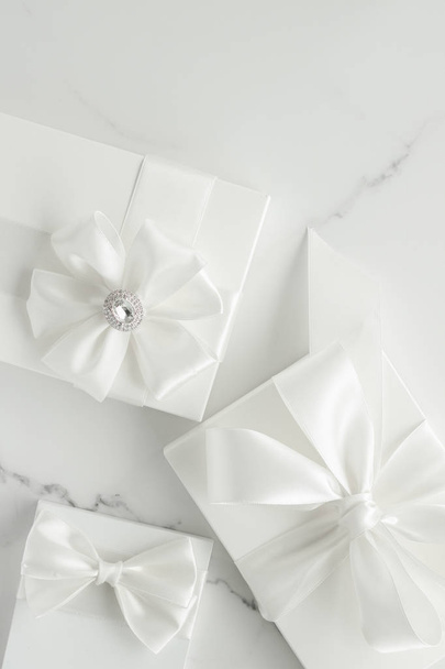 Luxury wedding gifts on marble - Photo, Image
