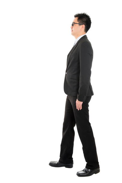 Asian business man walking - 写真・画像