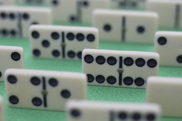 Achtergrond stukjes Domino - Foto, afbeelding