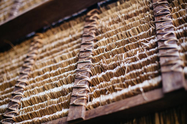 Bali Geleneksel bali alang çatı, Endonezya - Fotoğraf, Görsel