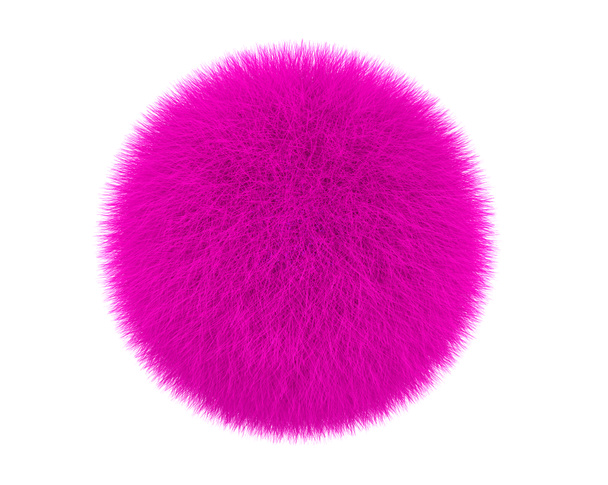 roze bont bal - Foto, afbeelding