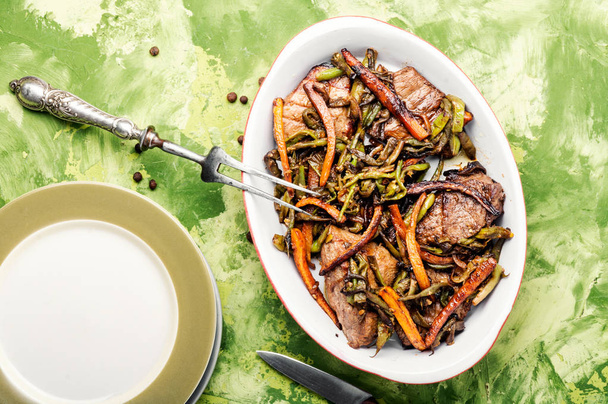 Beef with vegetables - Photo, Image