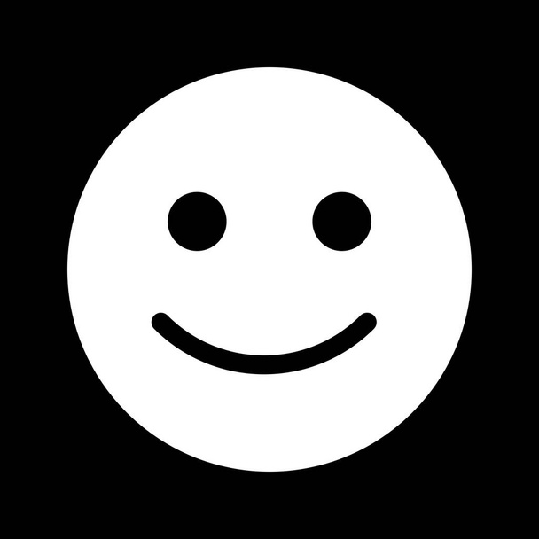 Vector Happy Emoticon Icône
 - Vecteur, image