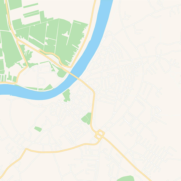 Gradiska、ボスニア ・ ヘルツェゴビナ ・ アクセスマップ - ベクター画像