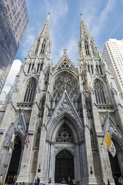 Manhattan, New York City, Amerika Birleşik Devletleri St. Patrick Katedrali - Fotoğraf, Görsel