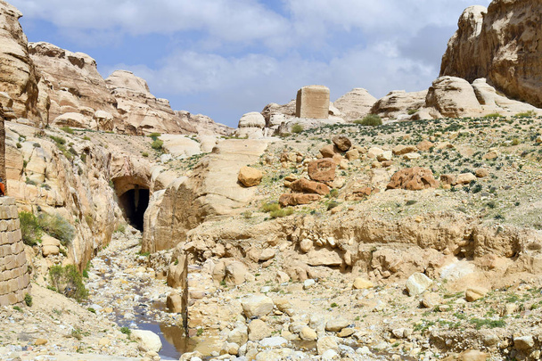Jordania, Oriente Medio, Antigua Petra
 - Foto, Imagen