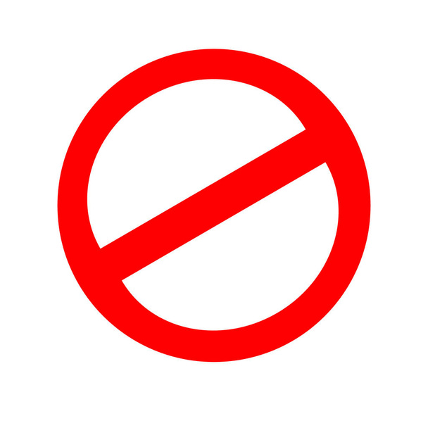 vector stop sign icon. - Vector, Image