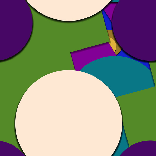 formas geométricas coloridas cubierta en blanco
 - Foto, Imagen
