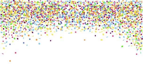 Confettis colorés sur fond transparent. Fichier vectoriel EPS 10 inclus - Vecteur, image