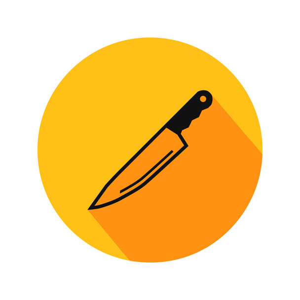 Vector illustration of kitchen knife - Vector, imagen
