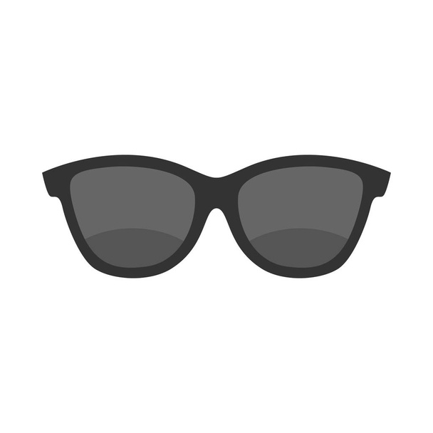 Vector sunglasses. Flat icon.  - Вектор, зображення