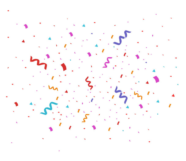 confettis lumineux colorés - Vecteur, image