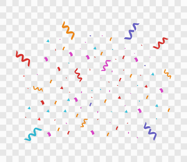 confettis lumineux colorés - Vecteur, image
