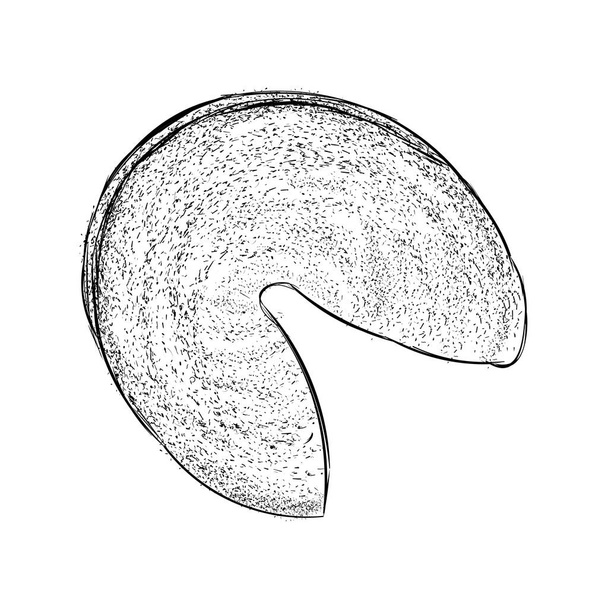Baked filled pie illustration vector  - Вектор, зображення