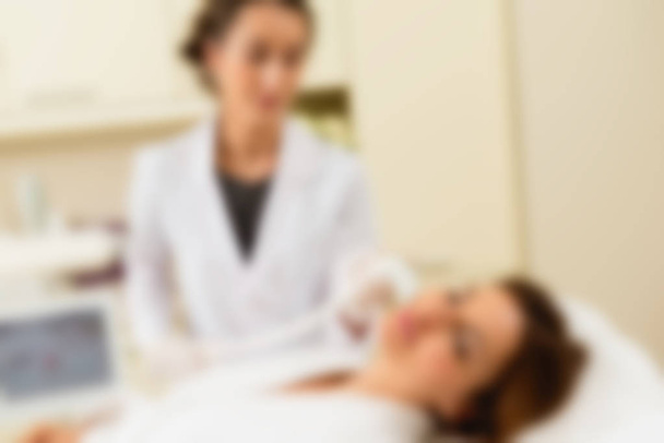 Medical cosmetology clinic theme blur background - Foto, Imagem