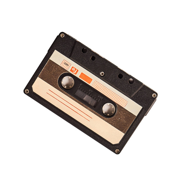 vintage cassette tape isolated on white background - Photo, image