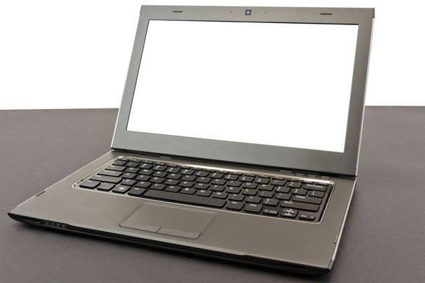 nieuwe laptop op witte - Foto, afbeelding