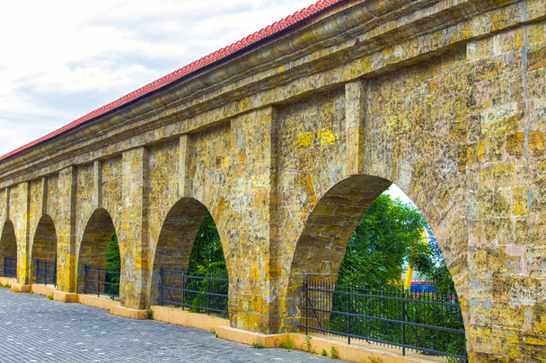 medieval brick arch architecture - Photo, Image