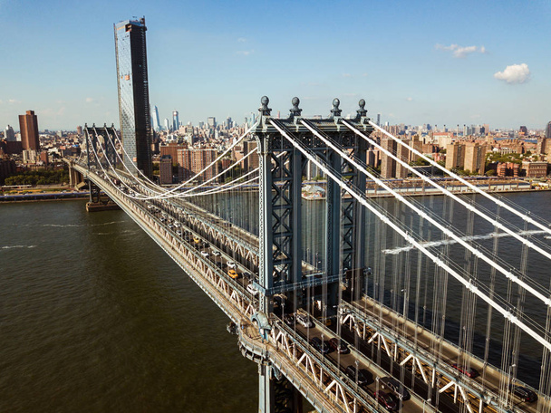 Ponte aérea de Manhattan
 - Foto, Imagem