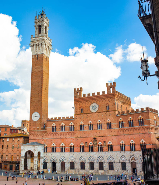 Torre del Mangia in Siena, Tuscany. - Photo, Image