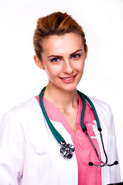 portret of a beautiful young medic - Photo, image